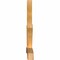 Ekena Millwork Alberta Rough Sawn Timber Gable Bracket, Western Red Cedar, 108"W x 45"H x 4"D x 4"F, 10/12 Pitch GBW108X45X0404ALB00RWR - alternate 5